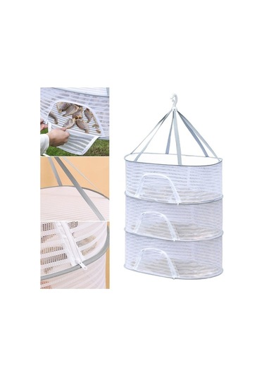 Novahub Suntek 3-katlı Kurutma Ağı, 40x60cm Balık-sebze Netleştirme