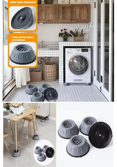 Çamaşır Makinesi Titreşim Önleyici Kaydırmaz Vantuzlu Stoper