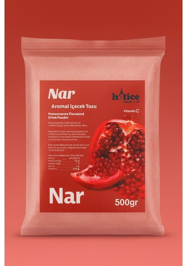 Hotıce Nar Aromalı İçecek Tozu 500 G