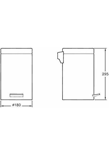 Artema Arkitekta Çöp Kovası A44055 Krom