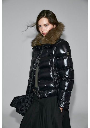 Lufian Daisy Siyah Kadın Mont 122120041 Siyah