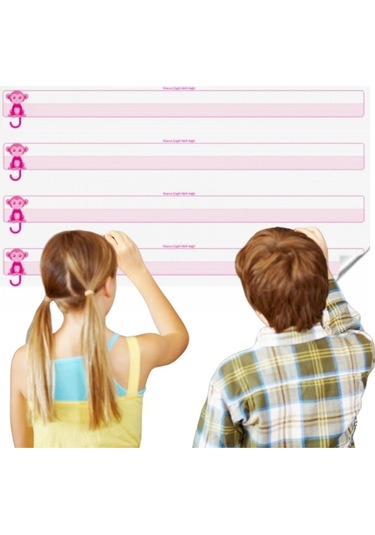 Ollevra Kılavuz Çizgili Akıllı Kağıt Yazı Tahtası Duvarda İz Bırakmaz Statik Yeni Müfredata Uygun 100x56cm Çok Renkli