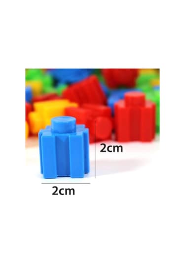 Tik-tak Yapı Seti Birbirine Geçen Renkli Parçalar 500 Parça 3+ Lego Oyuncak