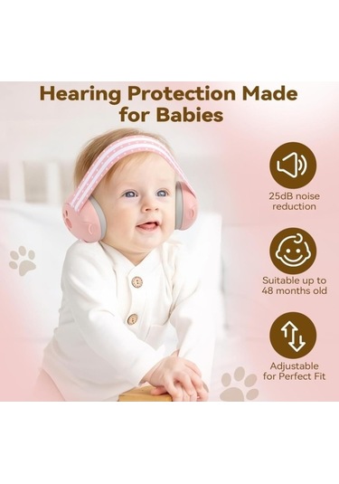 Didadodo Bebek Kulak Koruması, 2'li Set, Yeni Bebek Kulaklığı