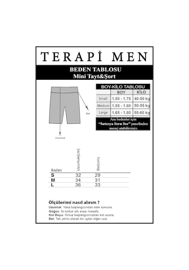 Terapi Men Mini Tayt Şort Etek Altı & Voleybol & Havuz Ve Deniz Şortu & Günlük Siyah