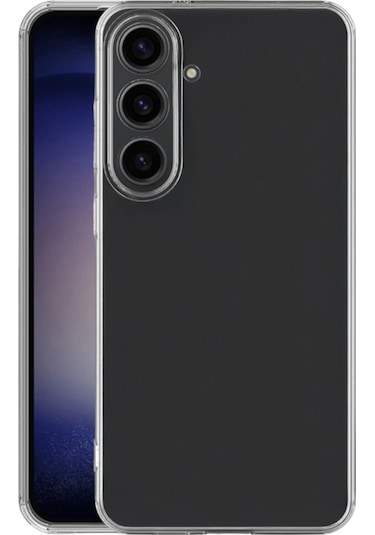Nettech Samsung Galaxy S25 Fe Uyumlu Lüx Seri Kamera Korumalı Arka Koruma Kılıf - Şeffaf Şeffaf