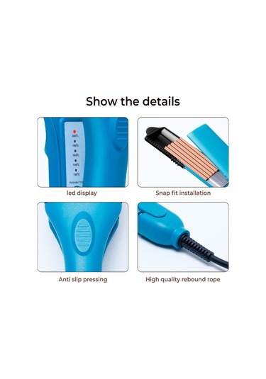 Venturemart Saç Düzleştirici 3d Görüntü Baskılı Saç Düzleştirici