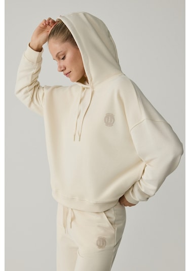 Urban Beat Elıtsa Kadın Ekru Sweatshirt Ekru