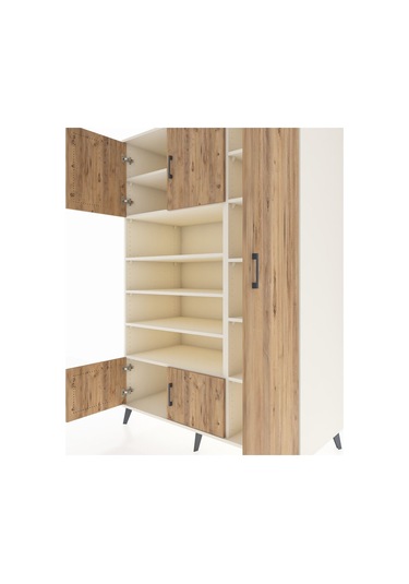 Kronos Dolap 11 Raflı 5 Kapaklı 132x59x195 Aytaşı-çam/aytaşı Aytaşı