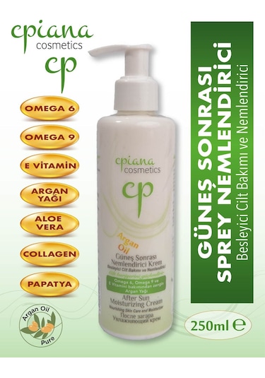 Cpiana Güneş Sonrası Krem Argan Yağlı 250ml