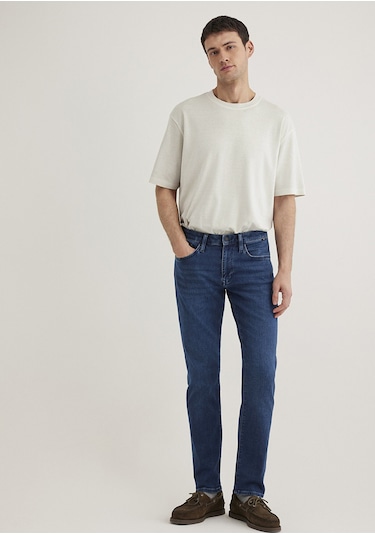 Mavi - Marcus Gölgeli Koyu Mavi Sporty Jean Pantolon 0035182162 Mavi