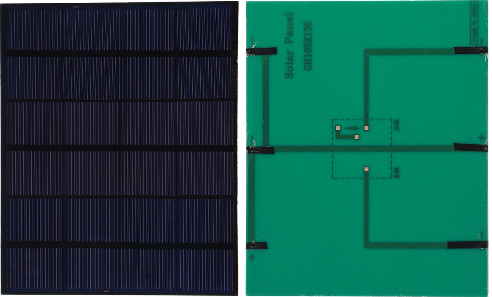 Geeroyoo 3.5w 6v Çok Kristal Güneş Paneli - Yüksek Dönüşüm Oranı, Pet Kaplama, Dıy Projeler İçin Depolama Fonksiyonu Yok