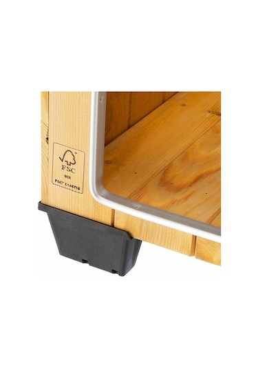 Ferplast Baita 60 Ahşap Köpek Kulübesi 41 x 67 x 55 CM