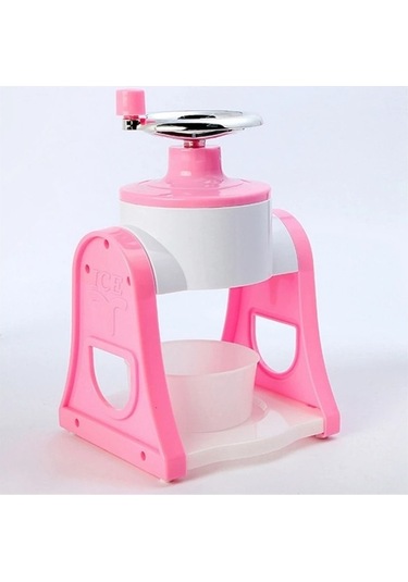 Wondernest Tıraş Tıraş Taşınabilir Pembe Mini Manuel Makinesi Krank Jialan El Buz Wn Pembe