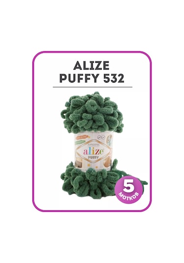 Alize Puffy Alize Puffy 532 İplik, 5 Yumak 210677579