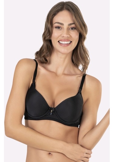 Loya-Nbb Nbb Kadın Siyah Kaplı Emzirme Sütyeni