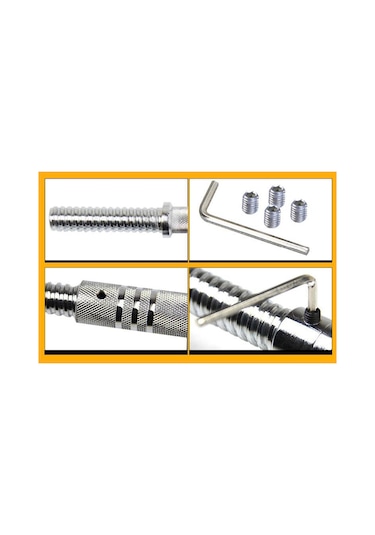 Suntek 1 '' Dambıl Uzatma Çubuğu Konnektörü Halter 20-Santimetre