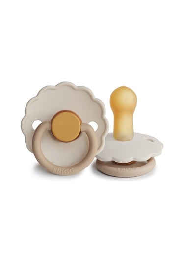 Frıgg Daisy Kauçuk Emzik - Chamomile 0-6 Ay Krem