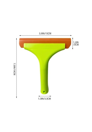 Camlar İçin Süper Esnek Silikon Otomatik Su Silecek Yeşil