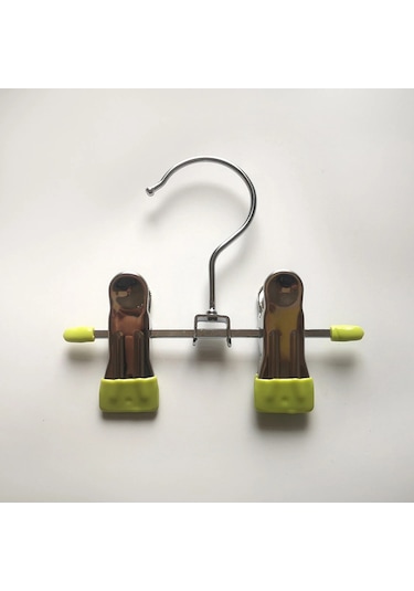 Pembe-paslanmaz Çelik Pantolon Raf Klipsi Metal Kaymaz Clothespin Gardırop Pantolon Kelepçe Elbise Askısı