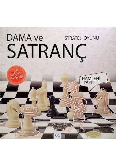 Ca Games Dama ve Satranç Plastik Kutulu Oyun