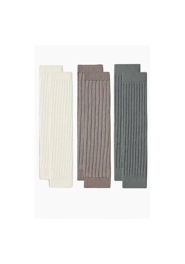 3 Çift Basic Kalın Pamuk Karışımlı Tozluk Gri