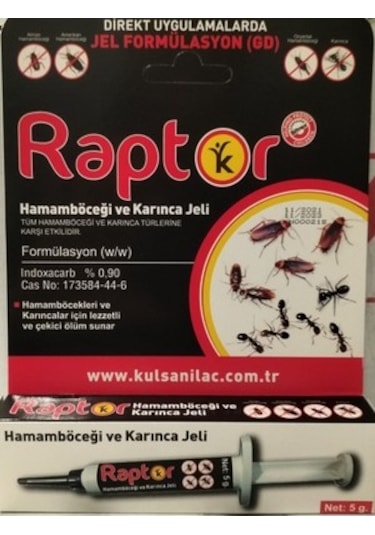 Raptor Hamamböceği ve Karınca  Jeli 5 G
