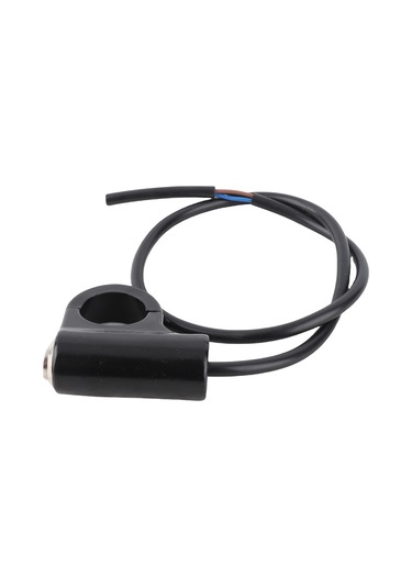 Yaleker Motosiklet 22mm Direksiyon Led Anahtarı - B Tipi Alüminyum Kilitleyici Buton Mavi Işık - Far, Sis Farı, Tehlike Işığı İçin Diğer