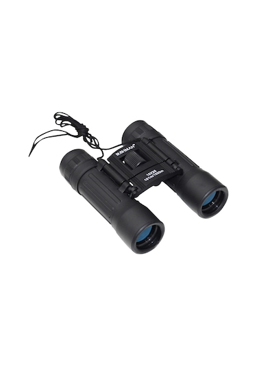 Bushman 10x25 Çift Gözlü Dürbün Siyah
