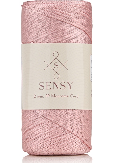 2 Mm - 200 Gr Polyester Makrome Ipi Pembe 230 M Polyester Makrome Ip Supla Ip Ve Çanta Ipliği