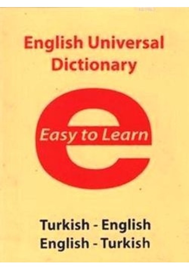 İngilizce Sözlük Türkçe-İngilizce. İngilizce- Türkçe Evrensel İle