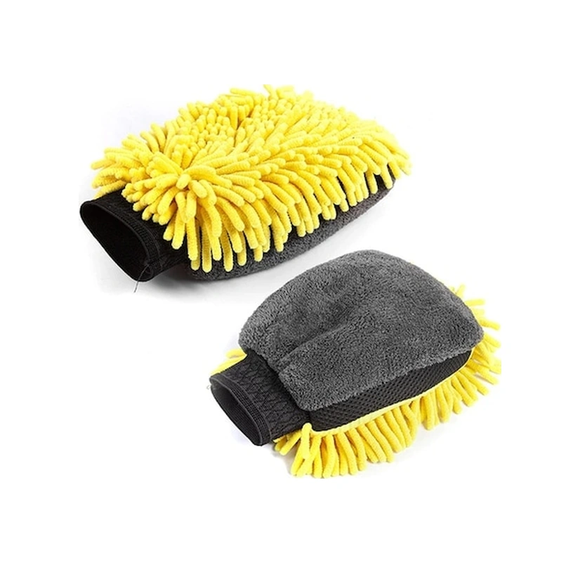 Trendooze Turcoshop11 Su Geçirmez Eldiveni Mikrofiber Kalın Bez Mavi