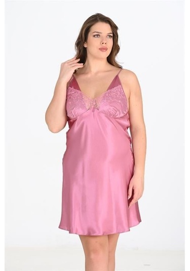 Büyük Beden 2li Gülkurusu Sabahlık Takımı Bigsize 6204 Ekru