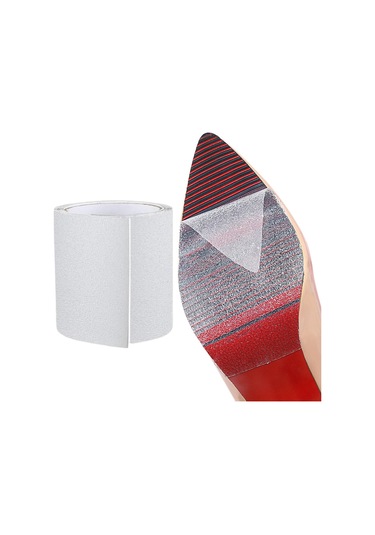 Homyl Taban Çıkartmaları Aksesuarlar Ayakkabı Kare Çubuğu Şeffaf 10x50cm