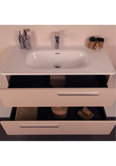 Kobos Serenity 100 Cm Banyo Dolabı Seti Rose