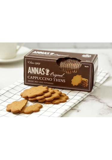 Annas Orginal Cappuccino Thins Kahveli Bisküvi-kurabiye 150 G