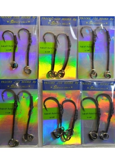 Silverstar Jig İğnesi İpli, Halkalı, Hazır Takım 5/0