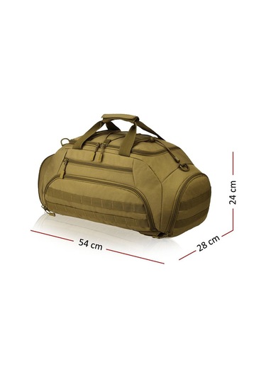 Protector Plus S437 Seyahat Spor Sırt Çantası 35l Haki Çok Renkli