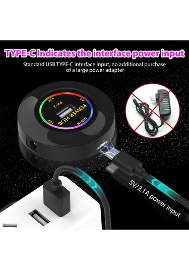 Ruicoo Gitar Pedalı Güç Kaynağı 3 Kanal 9v/12v/15v Düşük Gürültü Usb Şarj Özelliği Kompakt Tasarım