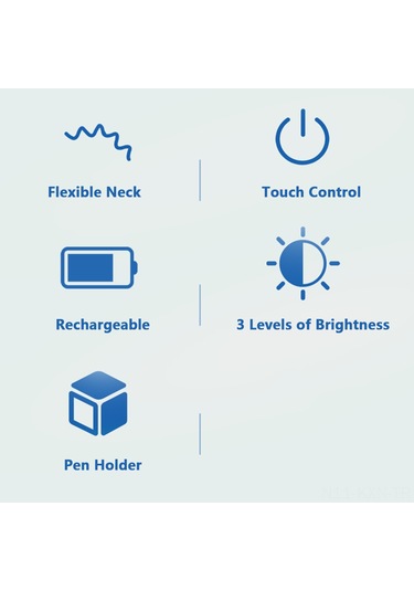 Kosona Led Göz Korumalı Masa Lambası - 3 Seviye Aydınlatma, Dalgalanmasız Işık, Esnek Boyun, Usb Şarj Edilebilir Ve Kalem Kutusu İçeren Çok Fonksiyonlu Işık Kaynağı Diğer