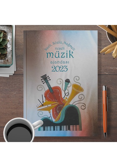 Müzik Ajandası 2021-2022-2023-2024 Koleksiyon Turuncu