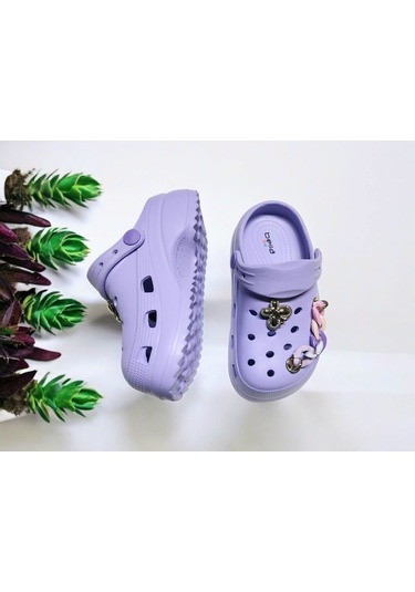 Zincir Detaylı Bahçe,havuz,deniz Terliği Lila