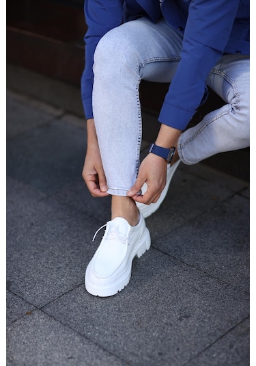 Serhat Özköroğlu-byz Erkek Sneakers Beyaz Beyaz