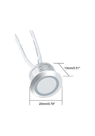 12-24v Dokunmatik Touch Dimmer Sensör Dedektörü Işık Kontrol Anahtarı Dolap Sensörü Mobilya Sensörü
