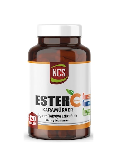 Ncs Ester C Vitamini Kara Mürver 120 Tablet