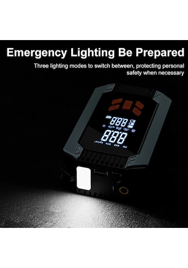 Dijital Kablosuz Usb Type-c 4 1800mah Göstergeli Oto Lastik Şişirme Hava Pompası