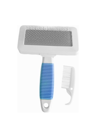 Markapet Temizleme Aparatlı Kedi Köpek Tarağı 7 Cm-14 Cm Small Mavi