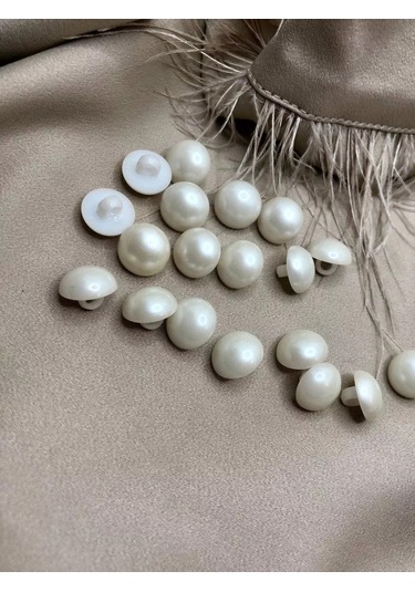 Raushdaryn İnci Fildişi Düğme 13 Mm 169143720