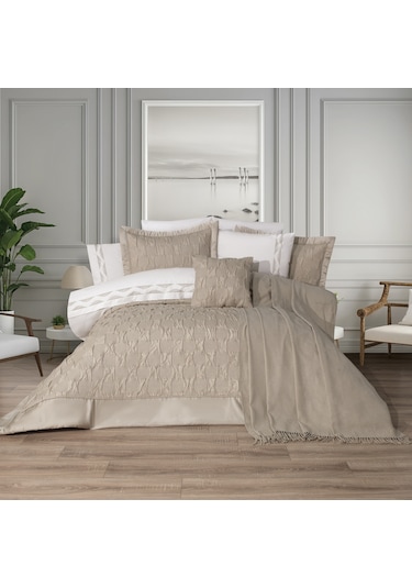 Schafer Home Moneta Çeyiz Seti 11 Parça-bej Yeşil