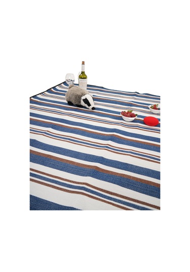 Urban Badger Wunjo Piknik Örtüsü 1.2x2 Metre Beyaz - Mavi